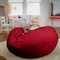 Flash Furniture Bean Bag Chair, 42 in W 42" L 19" H DG-BEAN-LARGE-SOLID-RED-GG - alternate 6